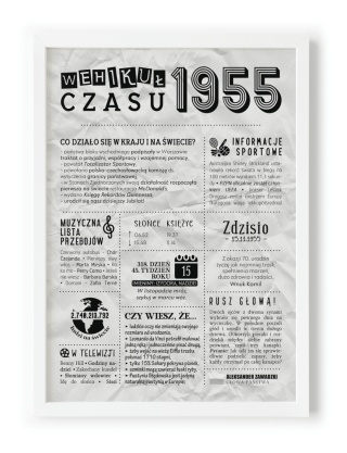 PREZENT na 70 URODZINY na siedemdziesiątkę PERSONALIZOWANY PLAKAT